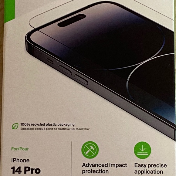 Belkin ScreenForce TemperedGlass Treated Screen Protector for iPhone 14 Pro NWT - Picture 3 of 7